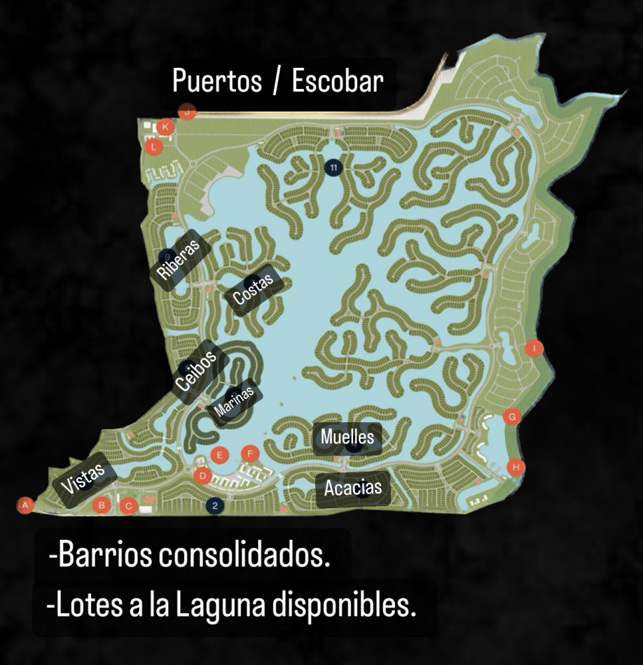 Lotes al Agua, Puertos Escobar