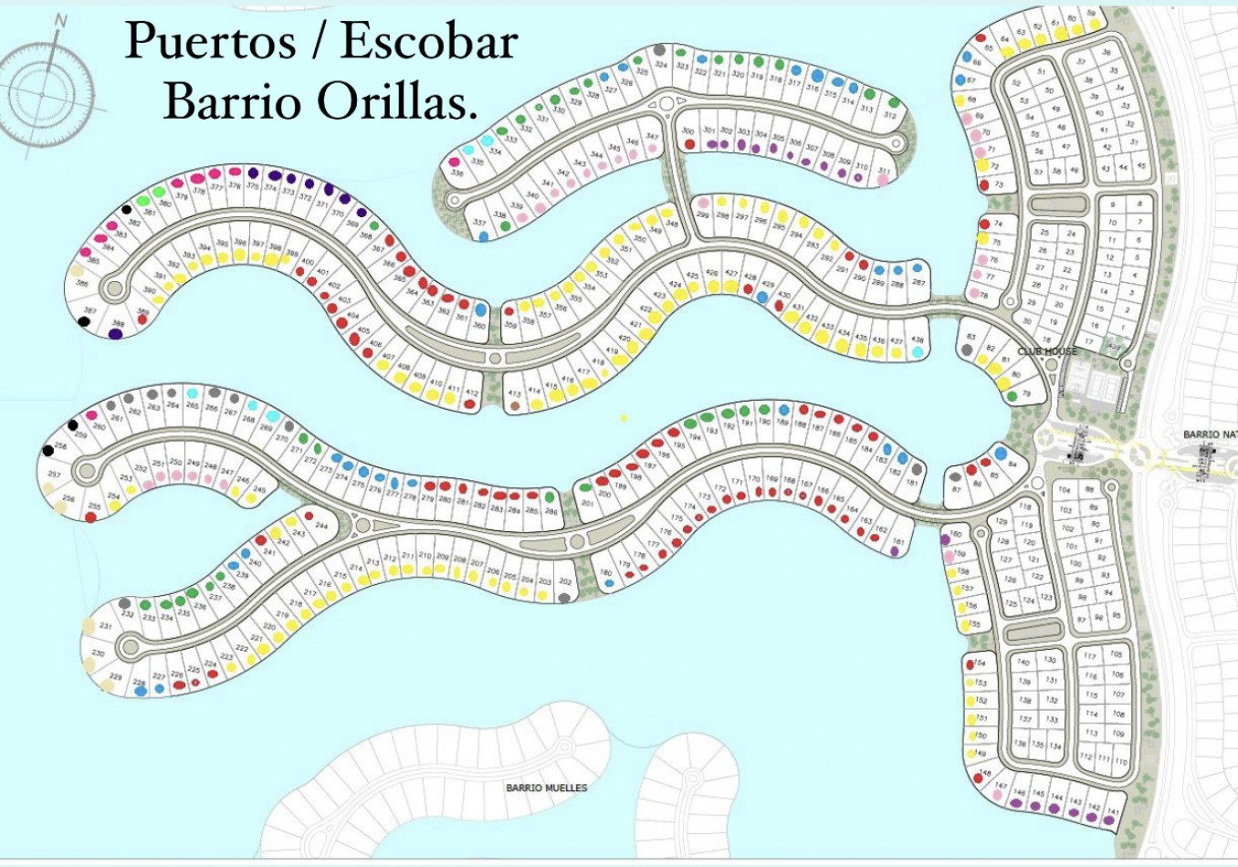 Lotes en Barrio Orillas, Puertos/Escobar. 