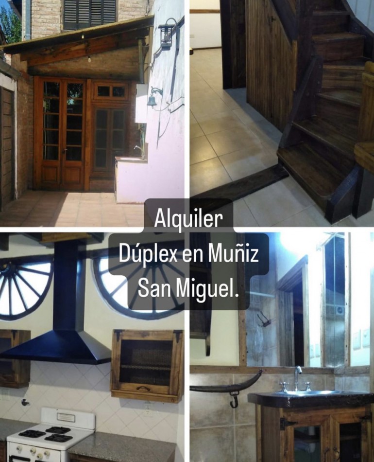 Alquiler Duplex en Muñiz. 