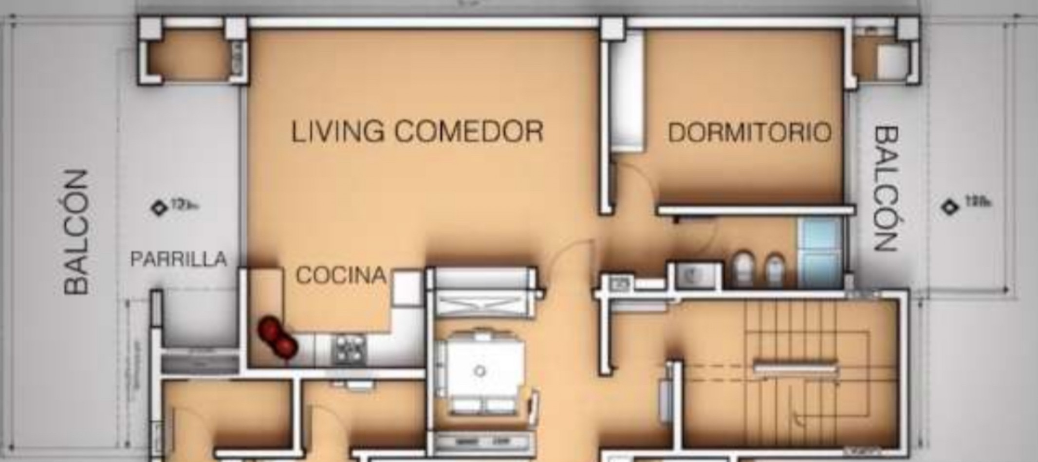 Venta Departamento en Obra. 