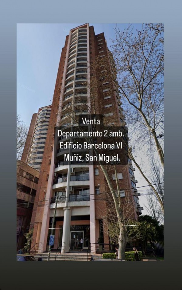 Venta Departamento 2 amb. Barcelona VI, Muniz, San Miguel.