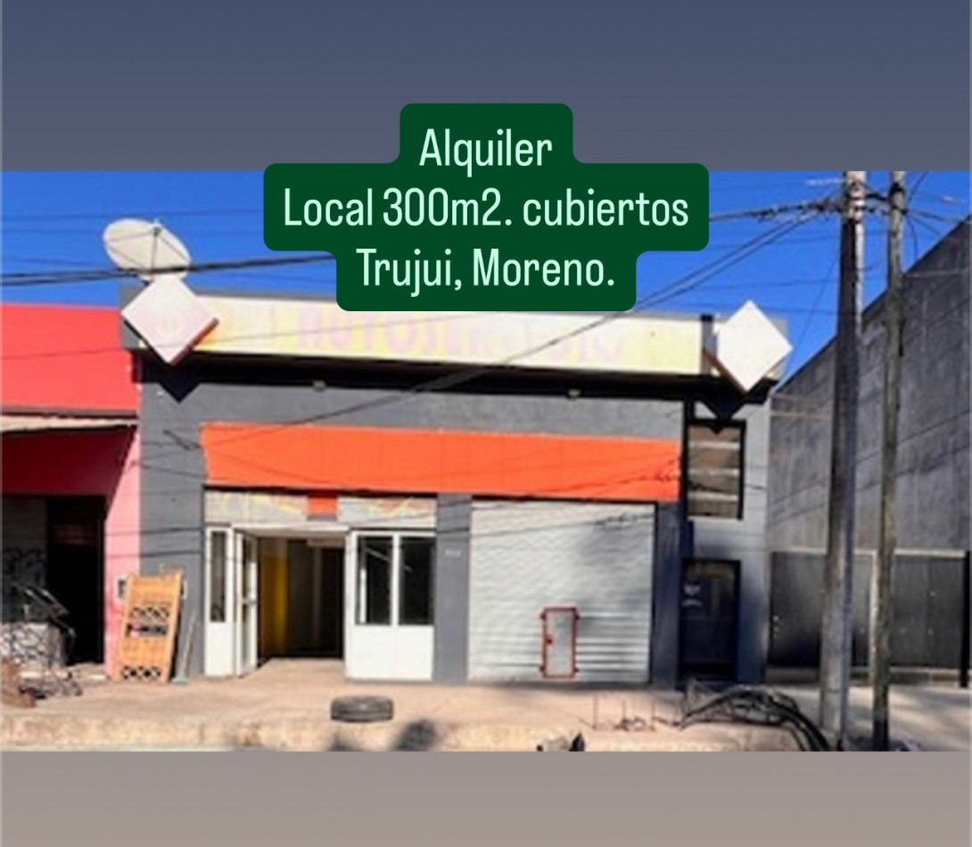 Importante Local en Moreno
