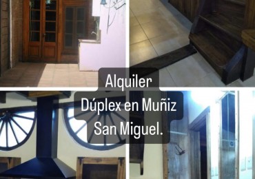 Alquiler Duplex en Muñiz. 