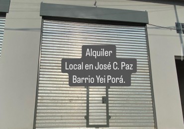 Local en Jose C. Paz. 