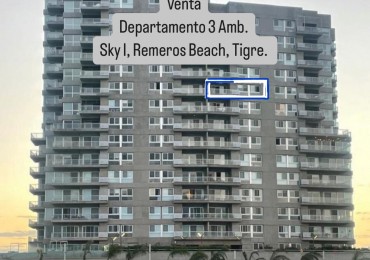 Departamento 3 amb. Sky I Remeros Beach. 