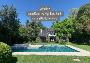 Alquiler Casa Country Highland Park