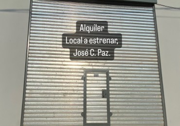 Local a estrenar Jose C. Paz. 