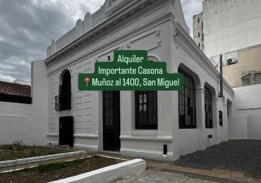 Casona Multiespacio en alquiler. 