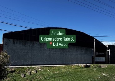 Alquiler Galpon en Ruta 8. 